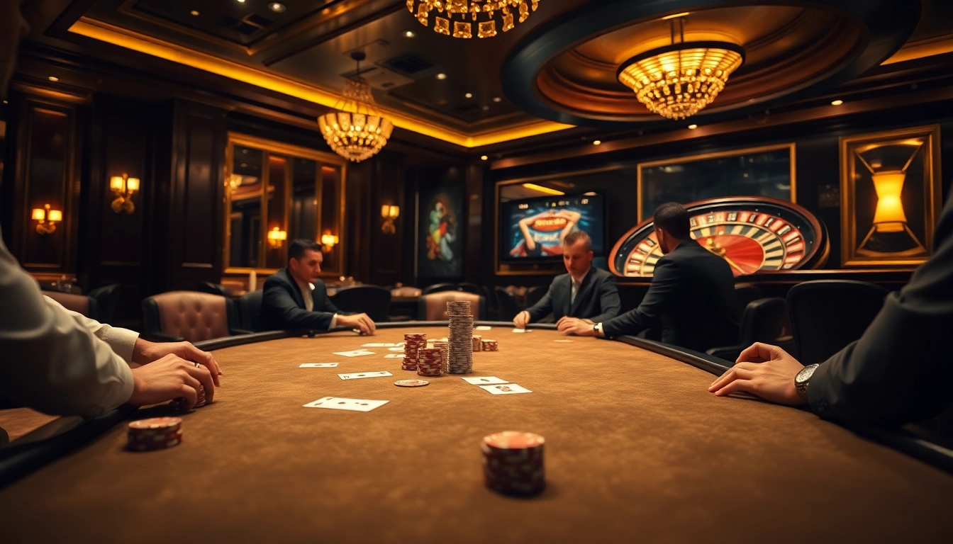Experience high-stakes excitement at the iwin club poker table, featuring vibrant chips and intense gameplay.