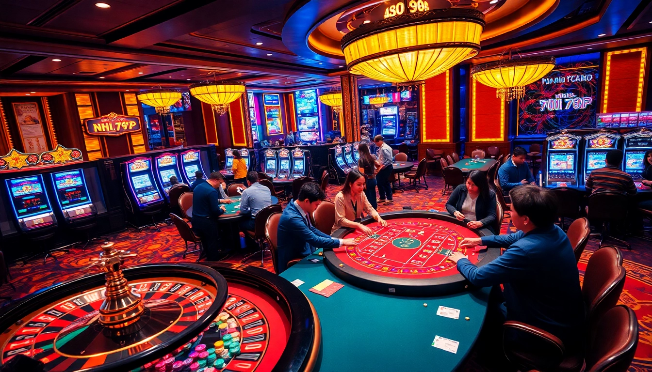 Experience the thrill of gaming at NHÀ CÁI 789P's vibrant casino.