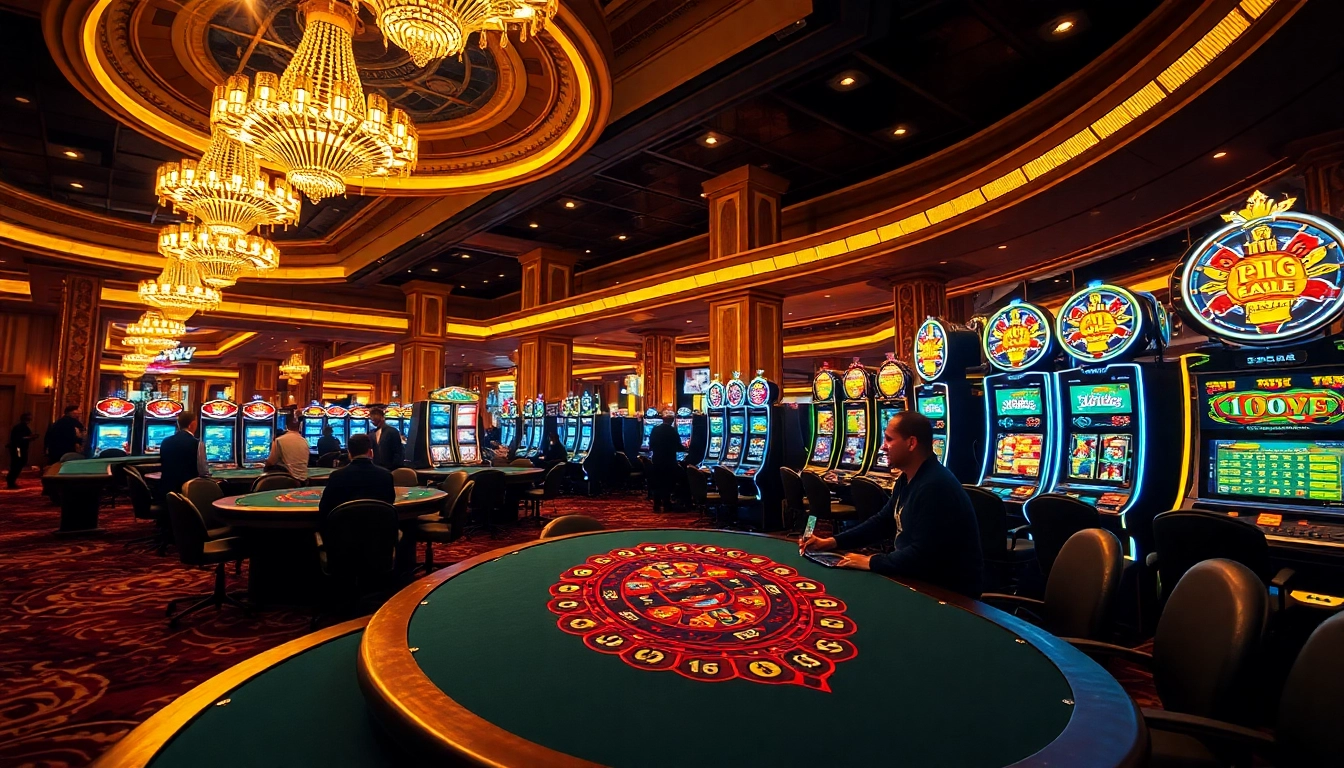Experience the thrill of gaming at an arab casino with vibrant games and a glamorous atmosphere.